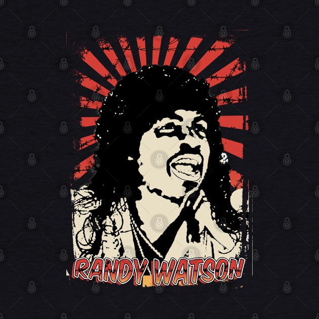 Randy Watson 80s Retro Vintage Aesthetic by Ihkwan Art